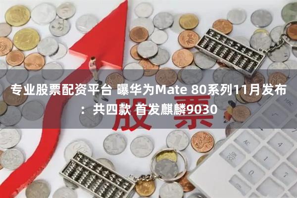 专业股票配资平台 曝华为Mate 80系列11月发布：共四款 首发麒麟9030
